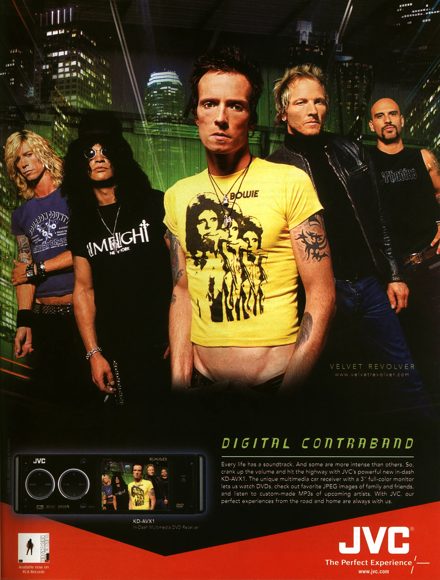 VELVET REVOLVER - JVC ADVERTISEMENT