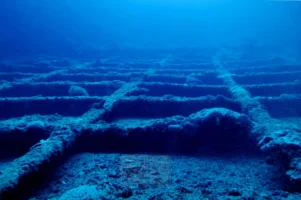 Close-up of an underwater shipwreck in St. John, U.S. Virgin Islands, photographed by Annamaria DiSanto